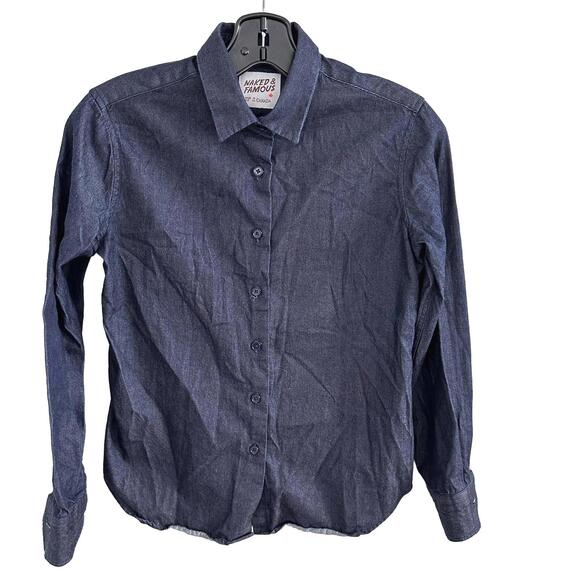 Naked & Famous Denim Tops - Naked & Famous Women's Denim Blouse - Small